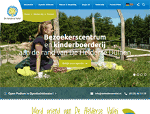 Tablet Screenshot of deheldersevallei.nl